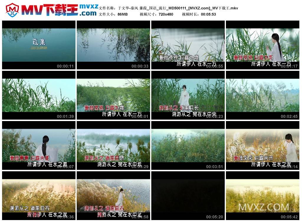 于文华-秦风 蒹葭_国语_流行_MD500111